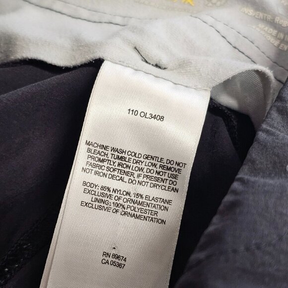 Mountain Hardwear Womens Outdoor Water Resistant Hiking Pants Size 8 Black - Picture 4 of 9